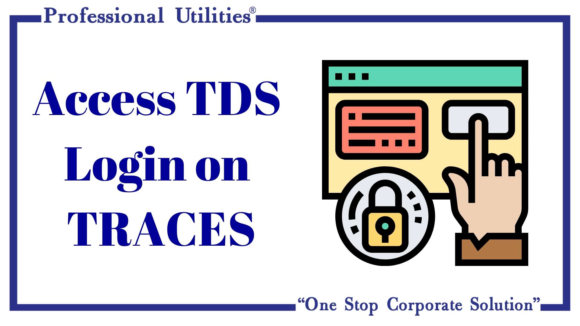How to Access TDS Login-on-TRACES